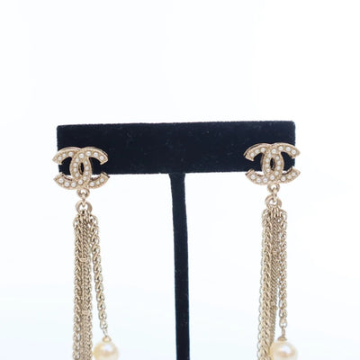 Chanel 19C Pearl Drop Earrings