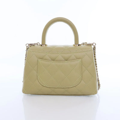 Chanel Coco Handle Mini Green Caviar