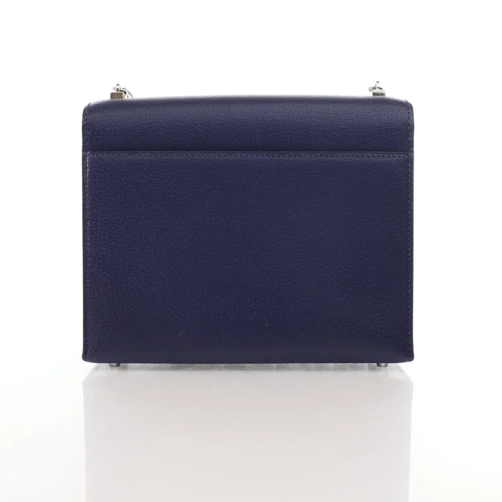 Hermes Verrou Mini Bleu Saphir Chevre Mysore