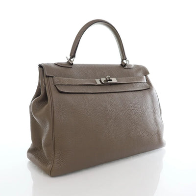 Hermes Kelly 35 Etoupe Togo