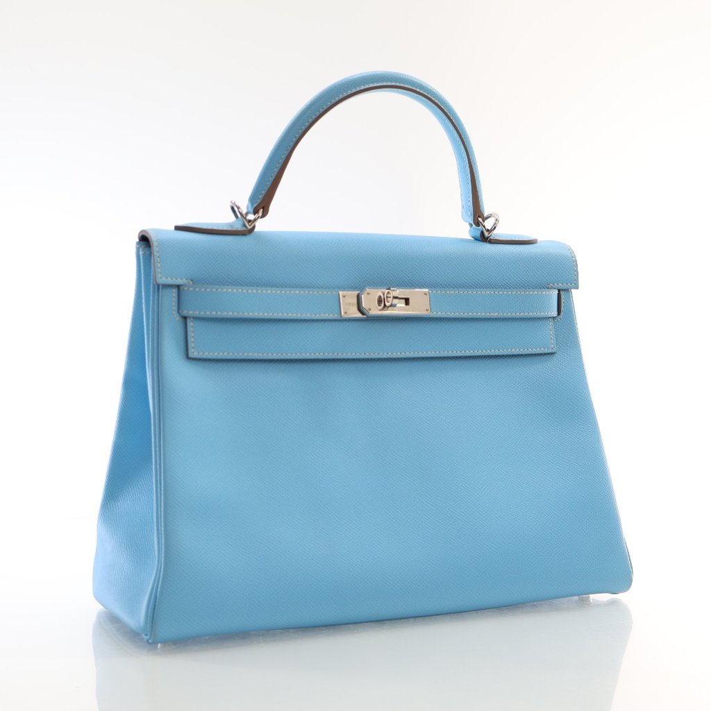 Hermes Bleu Celeste Epsom Kelly 32