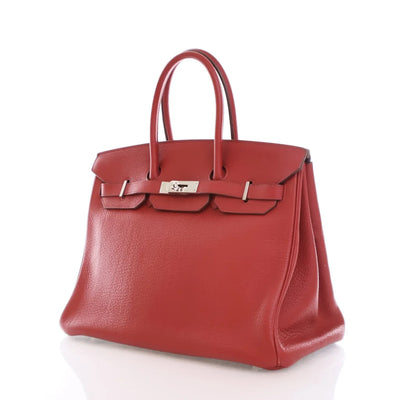 Hermes Birkin 35 Rouge Garance Clemence