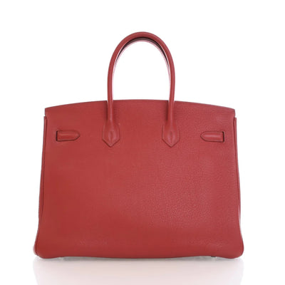 Hermes Birkin 35 Rouge Garance Clemence