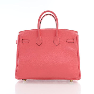 Hermes Rose Lipstick Togo Birkin 25