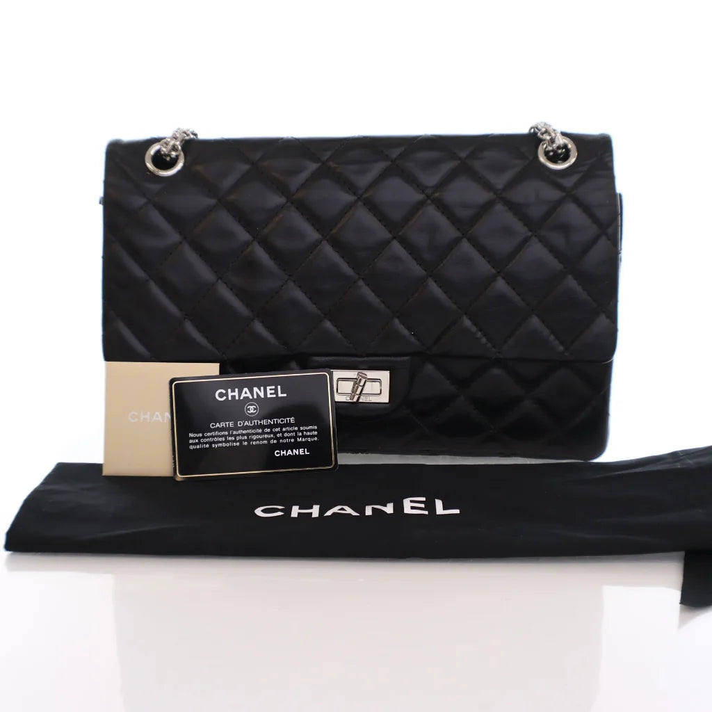 Chanel Reissue 226 Black Calfskin