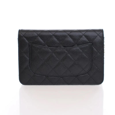 Chanel Wallet On Chain (WOC) Black Caviar