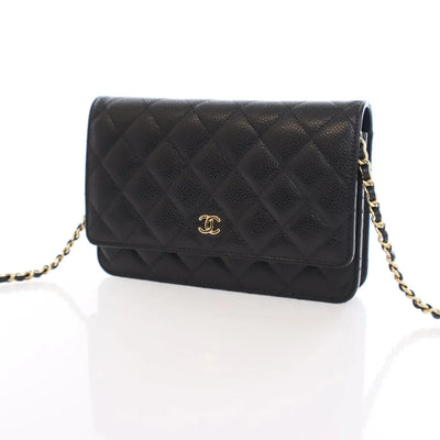 Chanel Wallet On Chain (WOC) Black Caviar