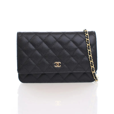 Chanel Wallet On Chain (WOC) Black Caviar