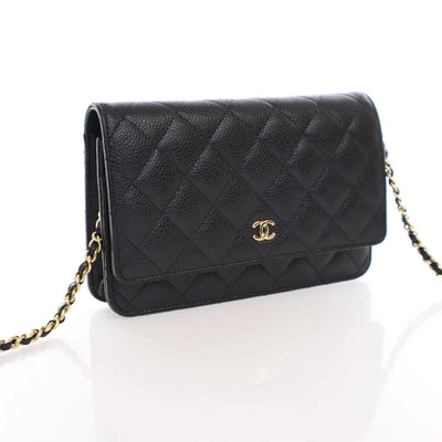 Chanel Wallet On Chain (WOC) Black Caviar