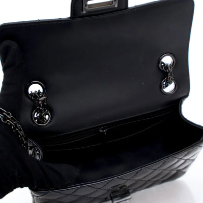 Chanel Mini Reissue 224 Black Patent