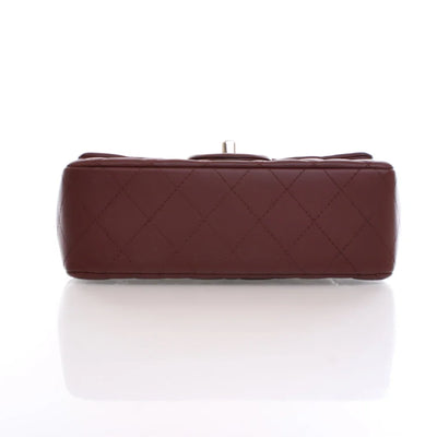 Chanel Mini Rectangle Burgundy Lambskin