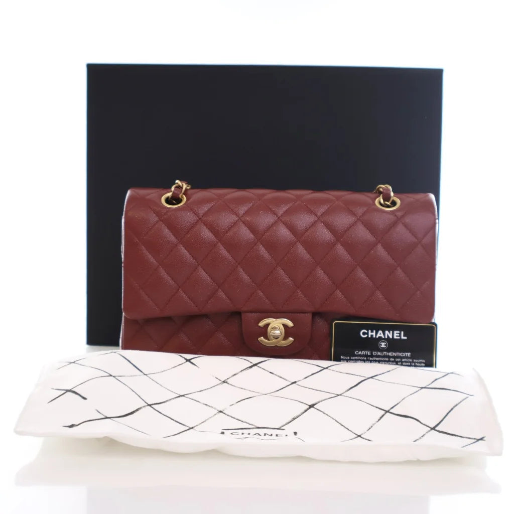 Chanel Classic Flap Medium Red Caviar