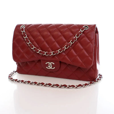 Chanel Classic Flap Jumbo Red Caviar