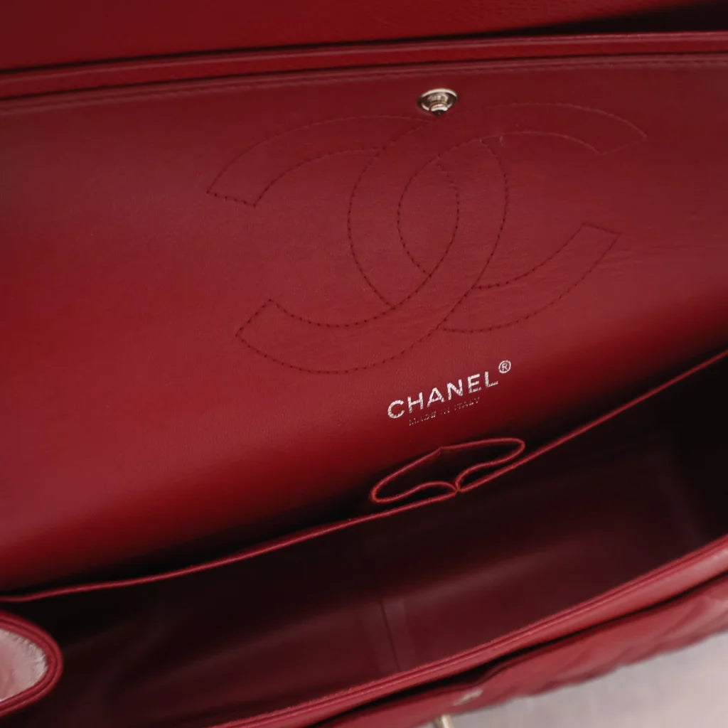 Chanel Classic Flap Jumbo Red Caviar