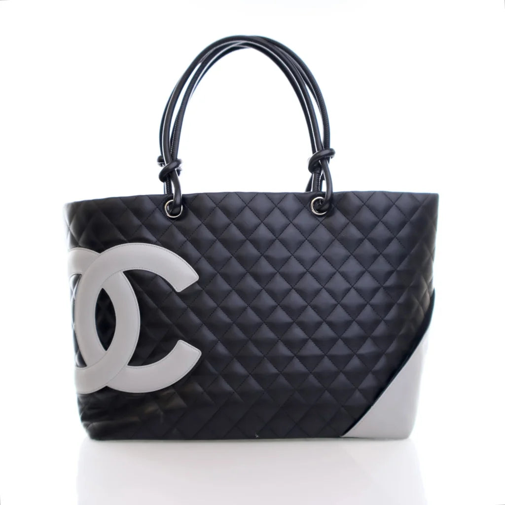 Chanel Cambon Tote Black Calfskin