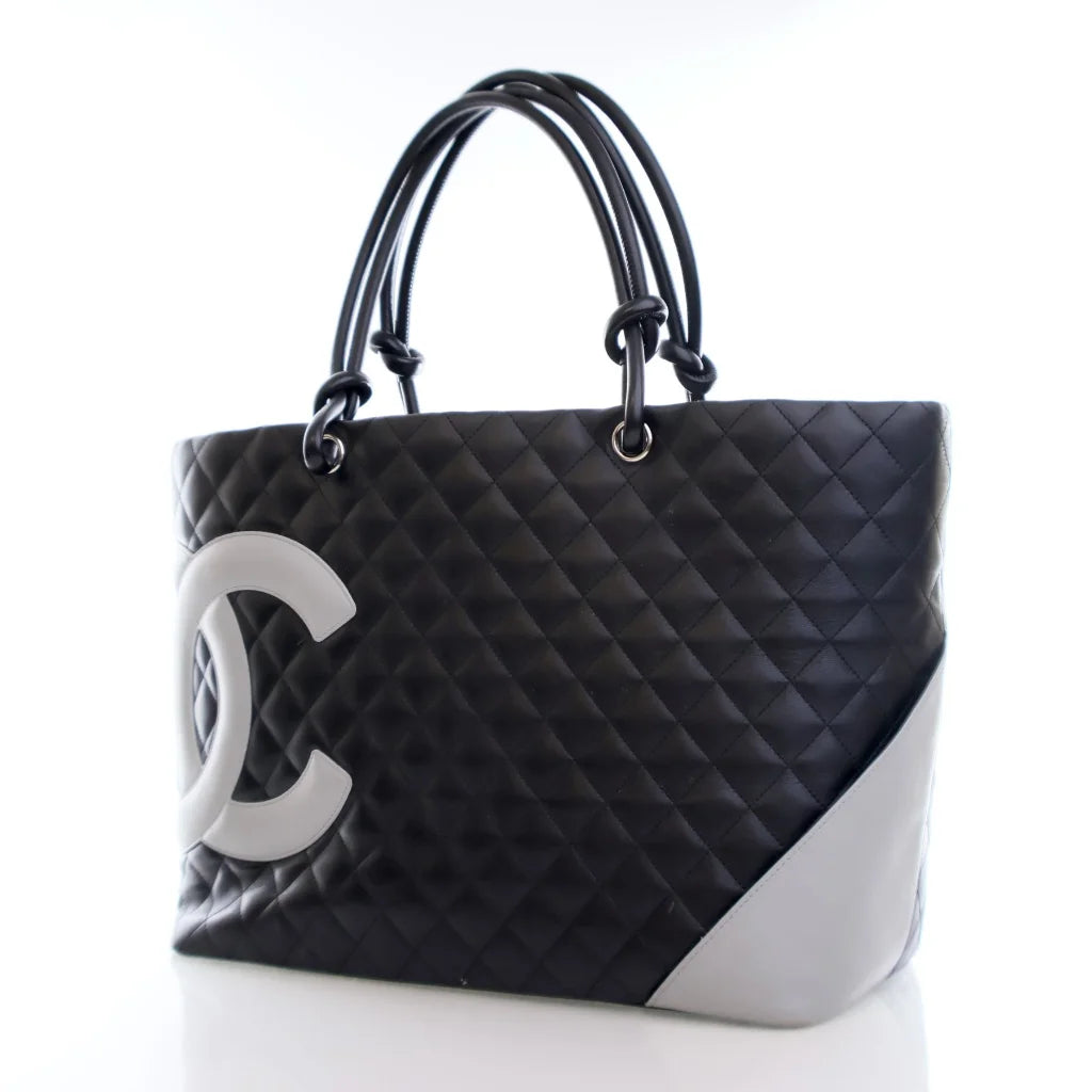 Chanel Cambon Tote Black Calfskin