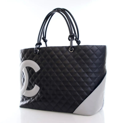 Chanel Cambon Tote Black Calfskin