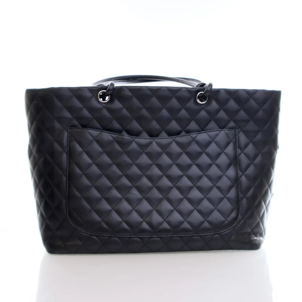 Chanel Cambon Tote Black Calfskin