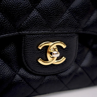 Chanel Classic Flap Jumbo Black Caviar