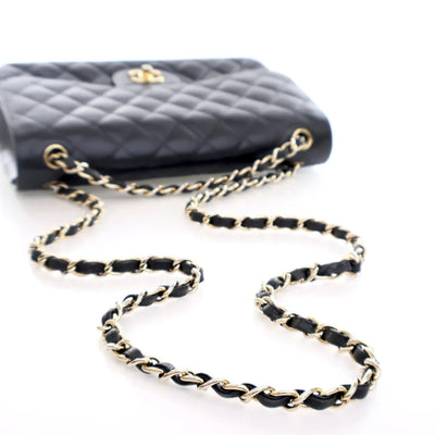 Chanel Classic Flap Jumbo Black Caviar