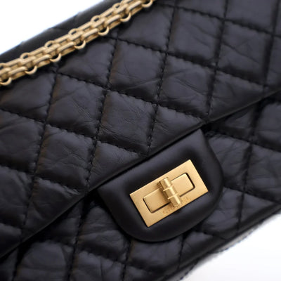 Chanel Mini Reissue 224 Black Calfskin