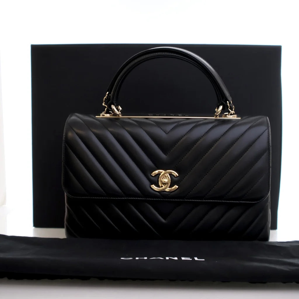 Chanel Trendy CC Black Lambskin