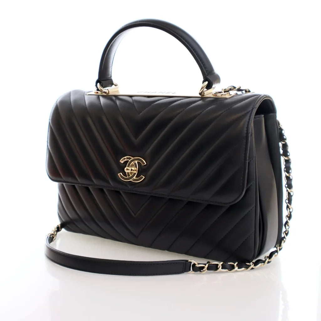 Chanel Trendy CC Black Lambskin