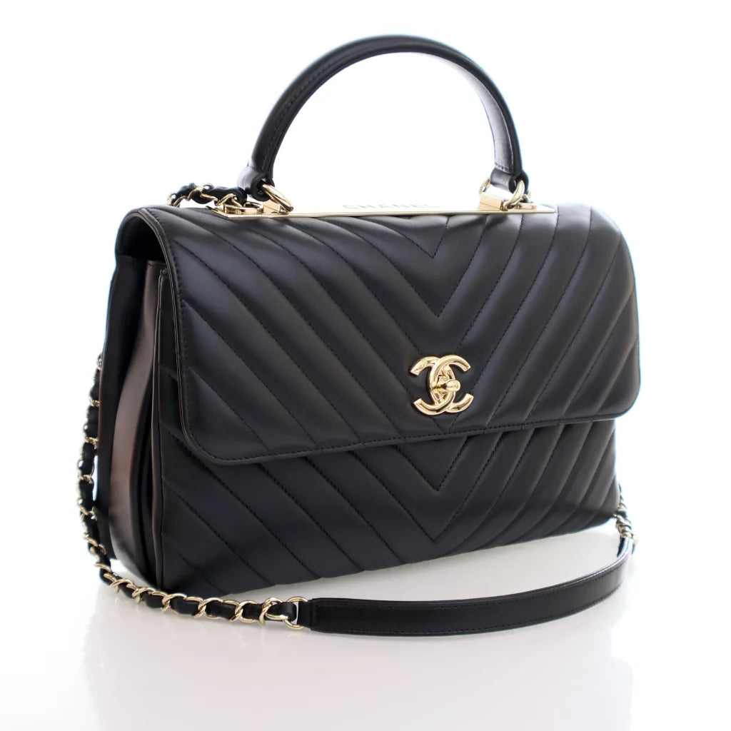 Chanel Trendy CC Black Lambskin