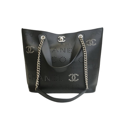 Chanel Eyelet Shopping Tote