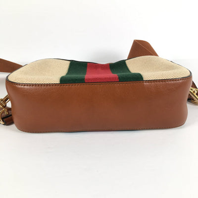 Gucci Vintage Web Canvas Camera Bag