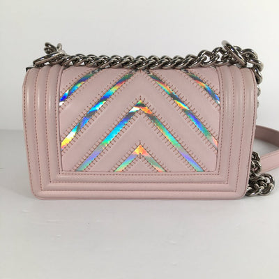 Chanel Chevron Boy Bag