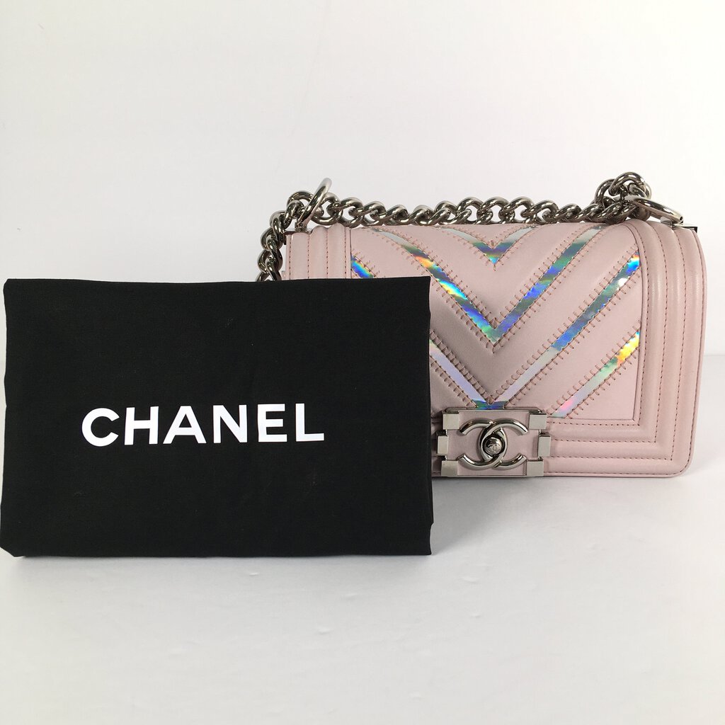 Chanel Chevron Boy Bag