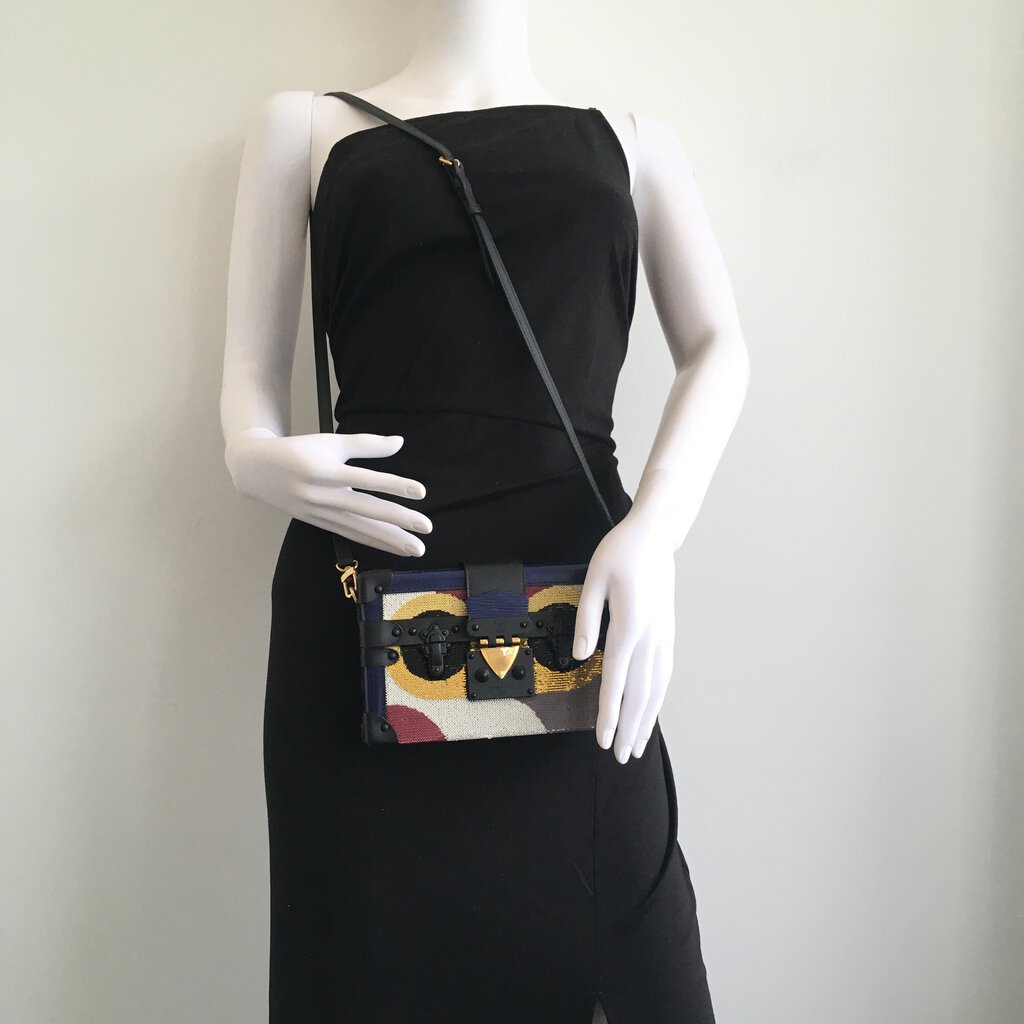 Louis Vuitton Petite Malle Sequin Night Bird