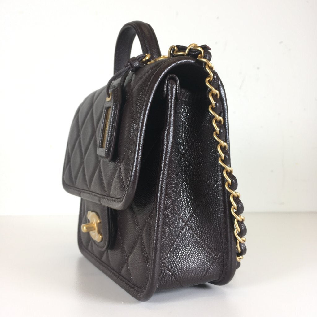 Chanel Seasonal Top Handle Flap