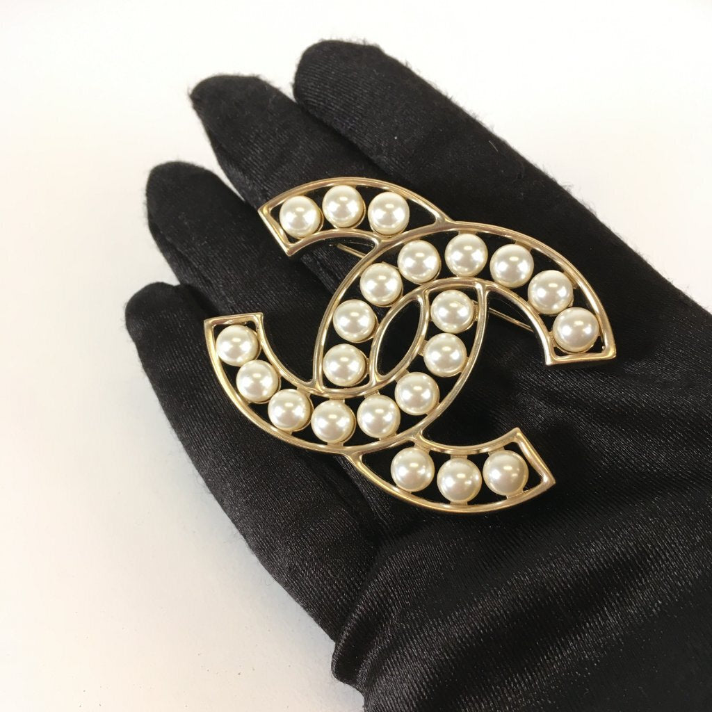 Chanel Pearl Brooch