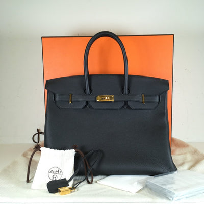 Hermes Birkin 35 Black