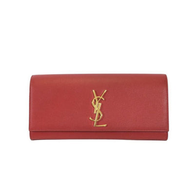 Saint Laurent Kate Clutch red