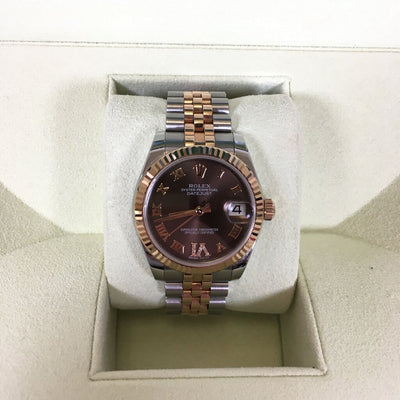 Rolex Datejust 31mm Chocolate Watch