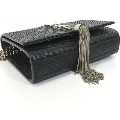 Saint Laurent Kate Python Tassel Bag