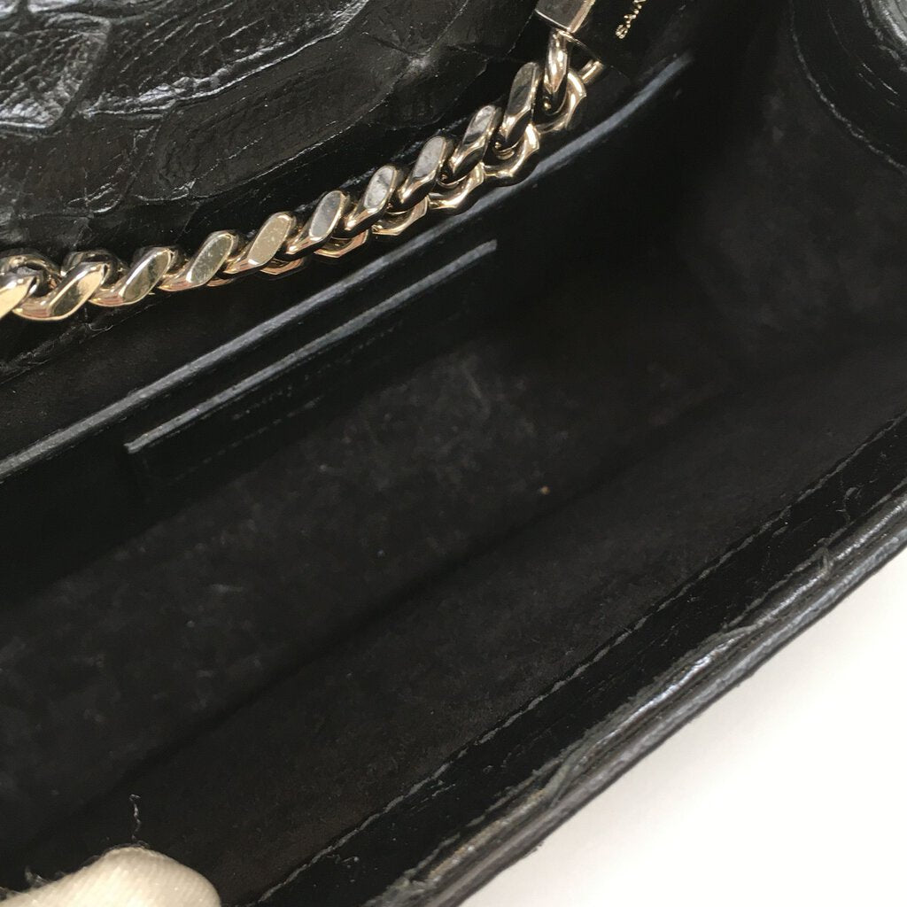 Saint Laurent Kate Python Tassel Bag