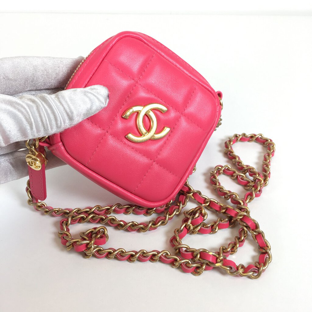 Chanel Mini Diamond Pouch Bag