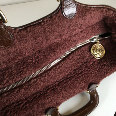 Fendi Shearling Tote