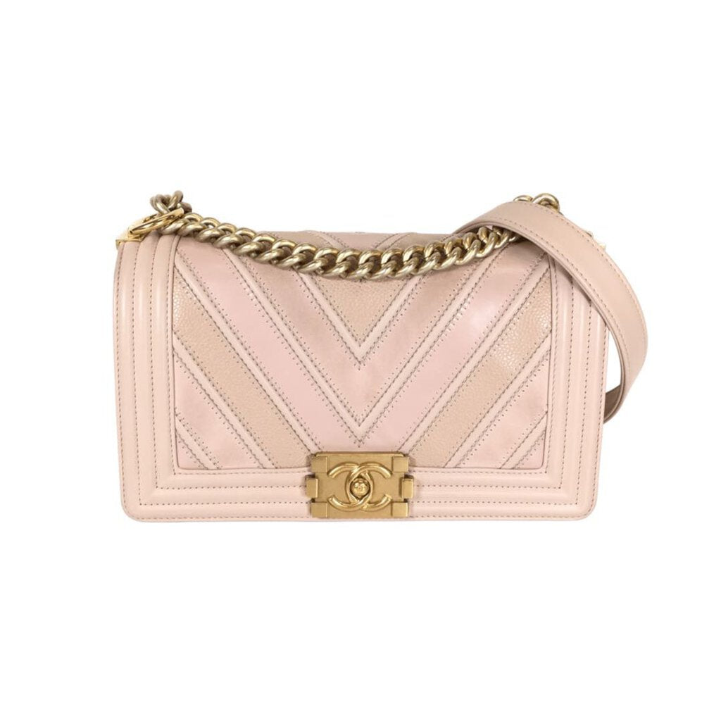 Chanel Chevron Boy Bag