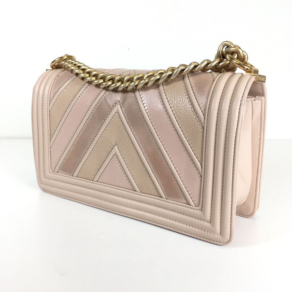 Chanel Chevron Boy Bag