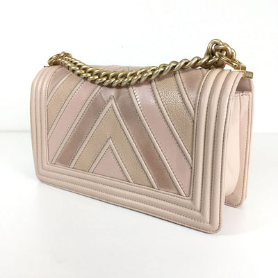 Chanel Chevron Boy Bag