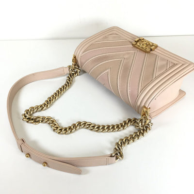 Chanel Chevron Boy Bag