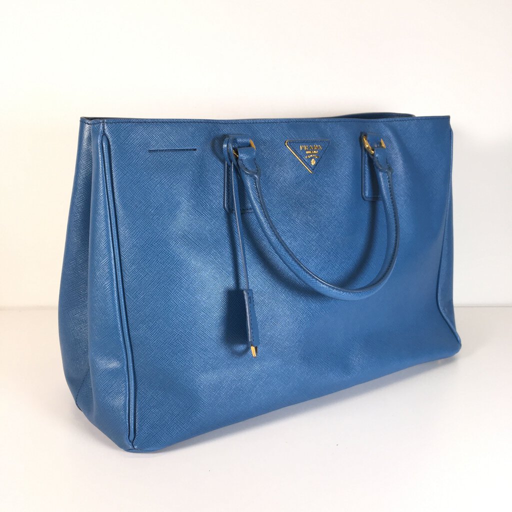 Prada Blue Saffiano