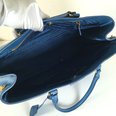 Prada Blue Saffiano