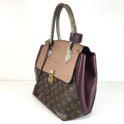 Louis Vuitton Majesteux Python Mm Bordeaux