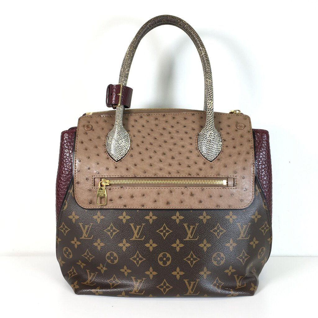 Louis Vuitton Majesteux Python Mm Bordeaux